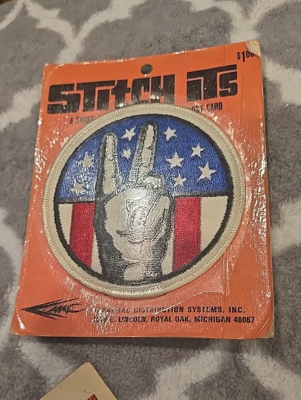 New Vintage Hippie 70s Patch Kaymac
